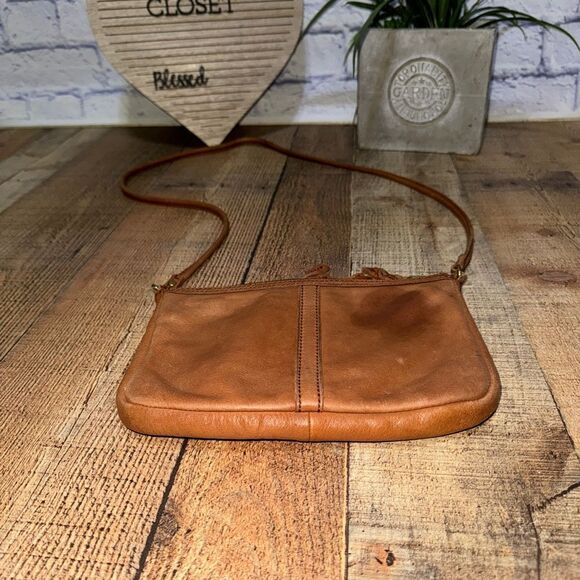 Fossil Erin Crossbody Handbag Tan Leather - Picture 5 of 11